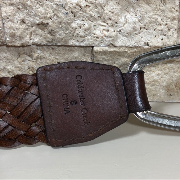 Coldwater Creek Belt S Leather Wide Brown Hip - Picture 9 of 14